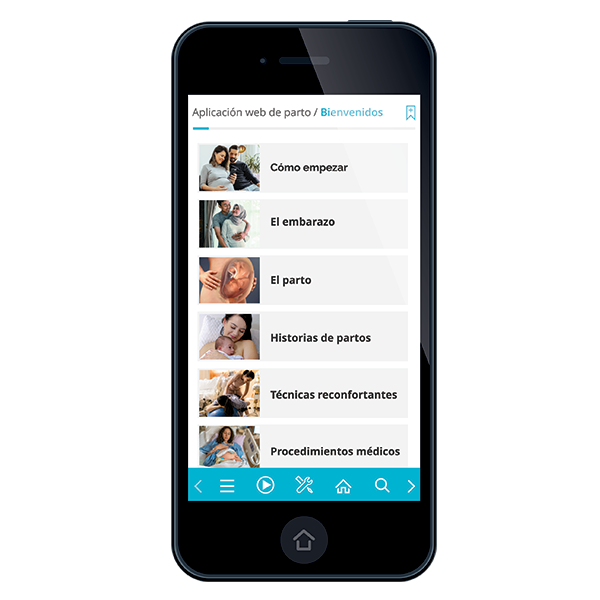 InJoy's Understanding Birth web app in Spanish