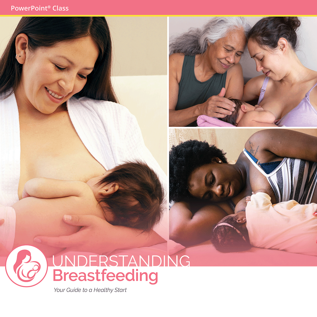 Understanding Breastfeeding powerpoint class image collage