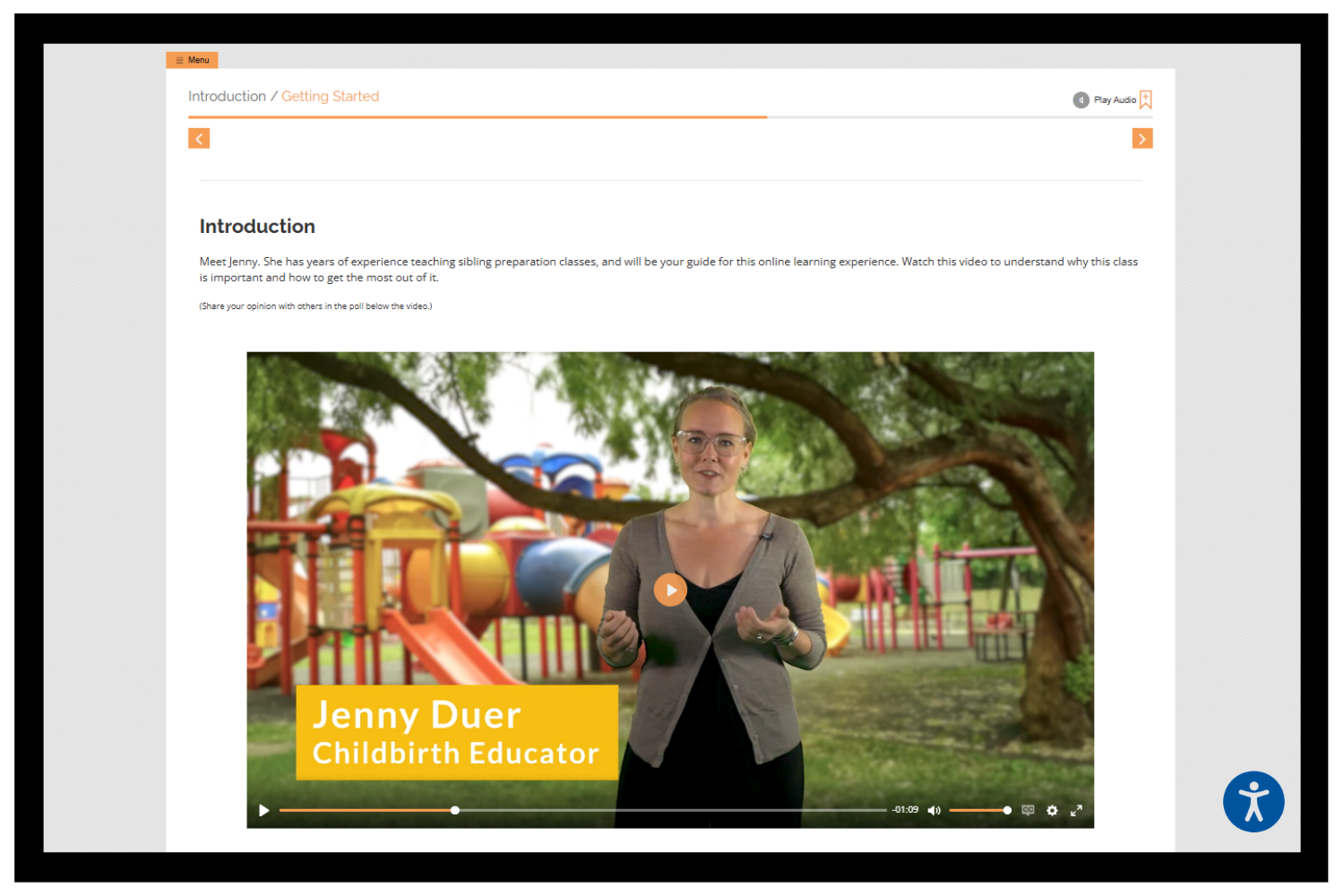 Childbirth educator video for Understanding Childbirth eClass