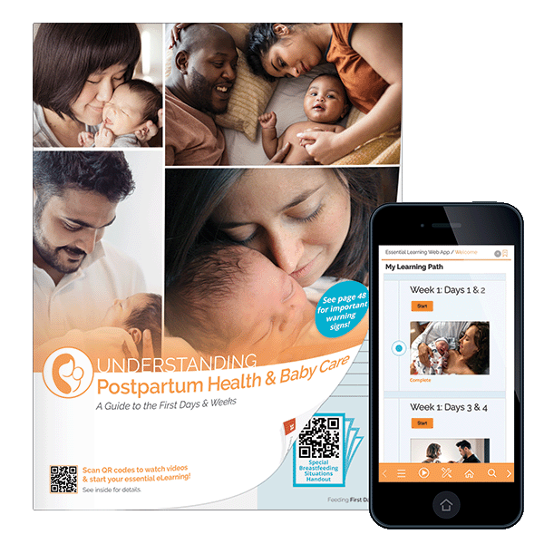 Understanding postpartum health and baby care book and web app by InJoy Health Education