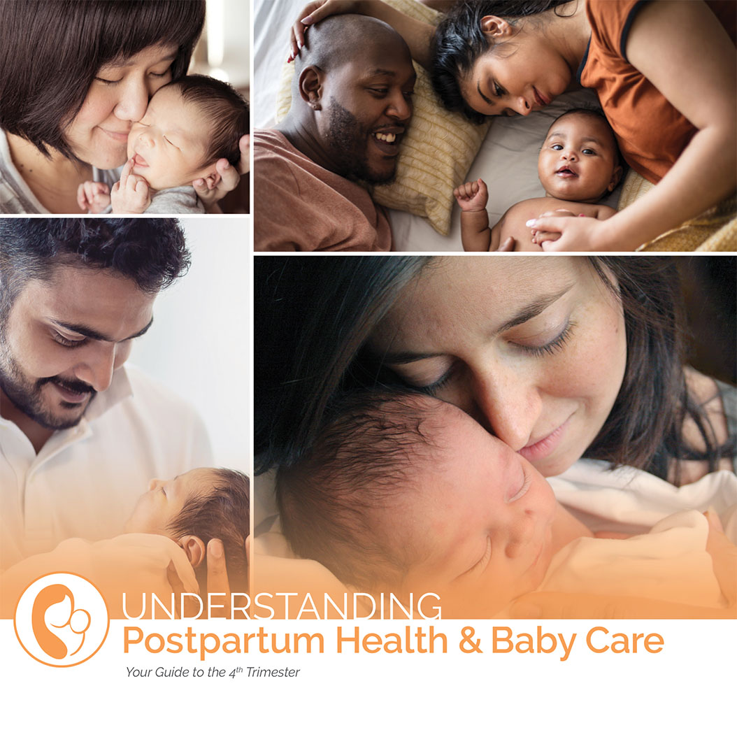 Postpartum health image collage