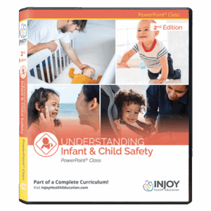 InJoy's Understanding Infant & Child Safety PowerPoint Presentation on USB packaging