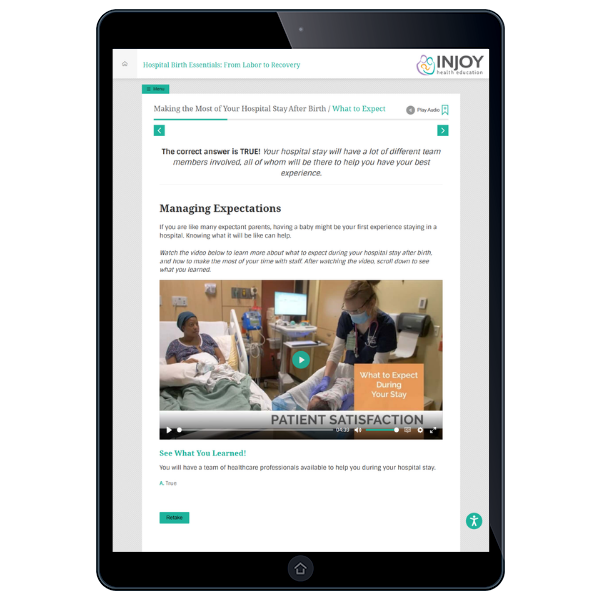 Hospital Birth Essentials: From Labor to Recovery Express Online Module - Image 3