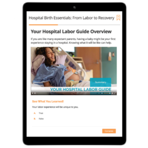 Hospital Birth Essentials: From Labor to Recovery Express Online Module