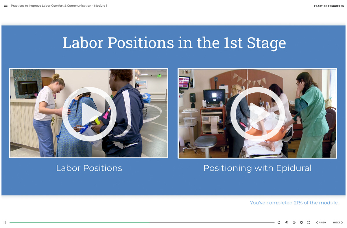 NEW! Practices to Improve Labor Comfort & Communication eCourse - Image 2