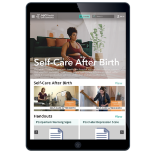 InJoy's Understanding Self-Care After Birth Video Library product image.