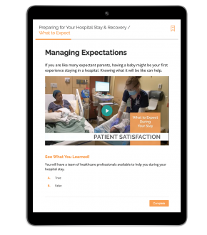 NEW! Preparing for Your Hospital Stay & Recovery: Express Online Module 